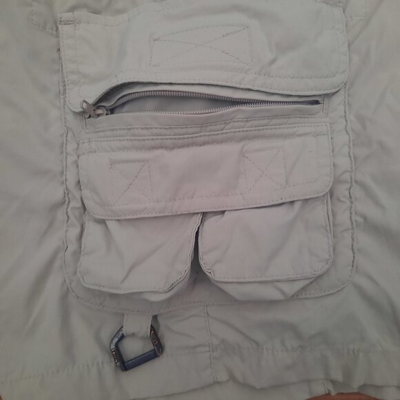Orvis Cargo Men's Shorts  Multi Pocket Khaki Safari Fishing Camp size 38 - Picture 5 of 8